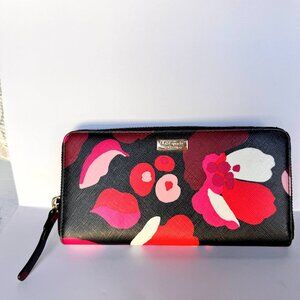Kate Spade New York Zip-Around Floral Wallet